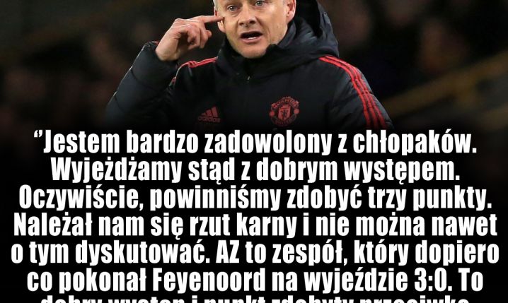 SŁOWA Solskjaera po meczu Man United w LE! :D